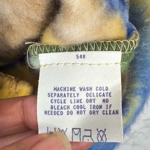 Five Star by Roper Western Aztec Print Fleece Jacket SizeM Cactus Boho Southwest - Picture 6 of 7